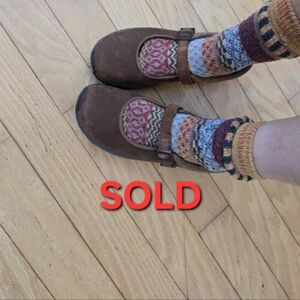 Merrell | monochrome brown granola mary janes sneakerina flats | WMS 10